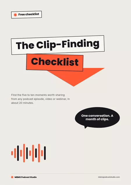 Cover of The Clip-Finding Checklist PDF